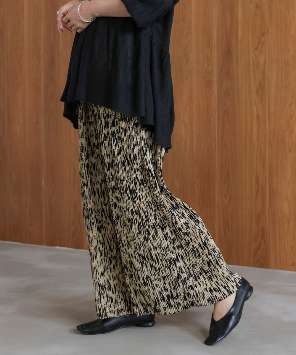 ニュアンス柄パンツ