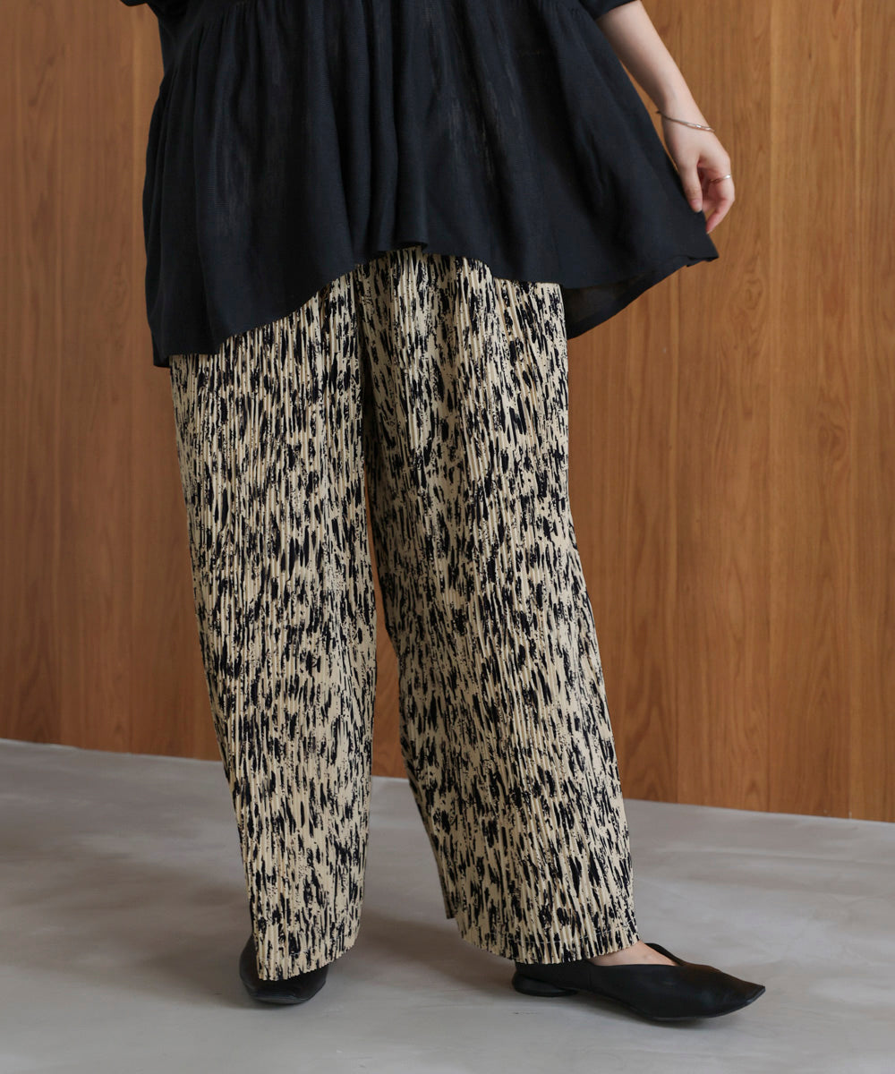 ニュアンス柄パンツ