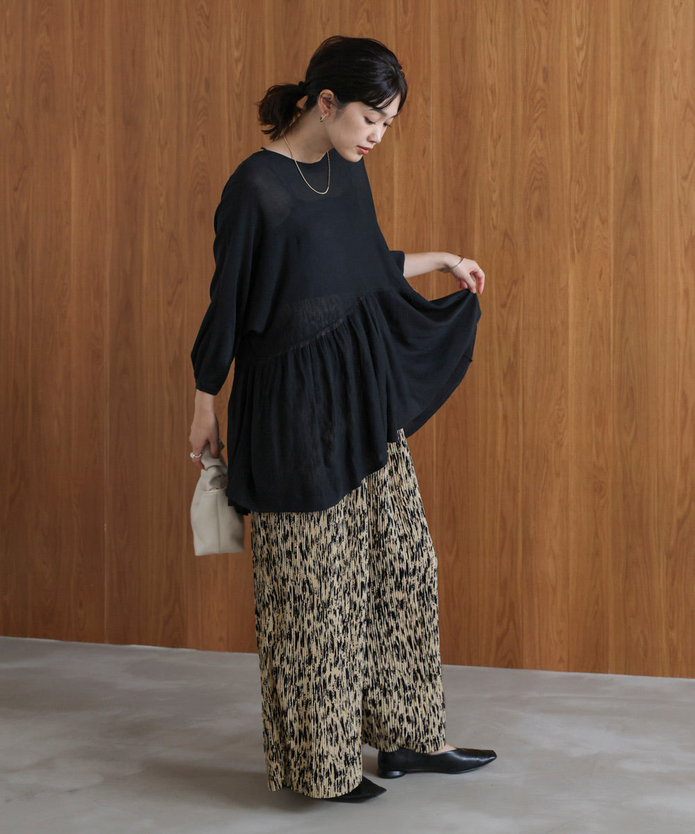 ニュアンス柄パンツ