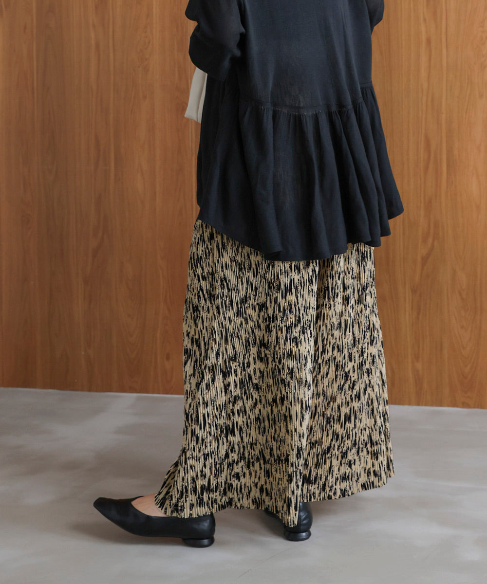 ニュアンス柄パンツ