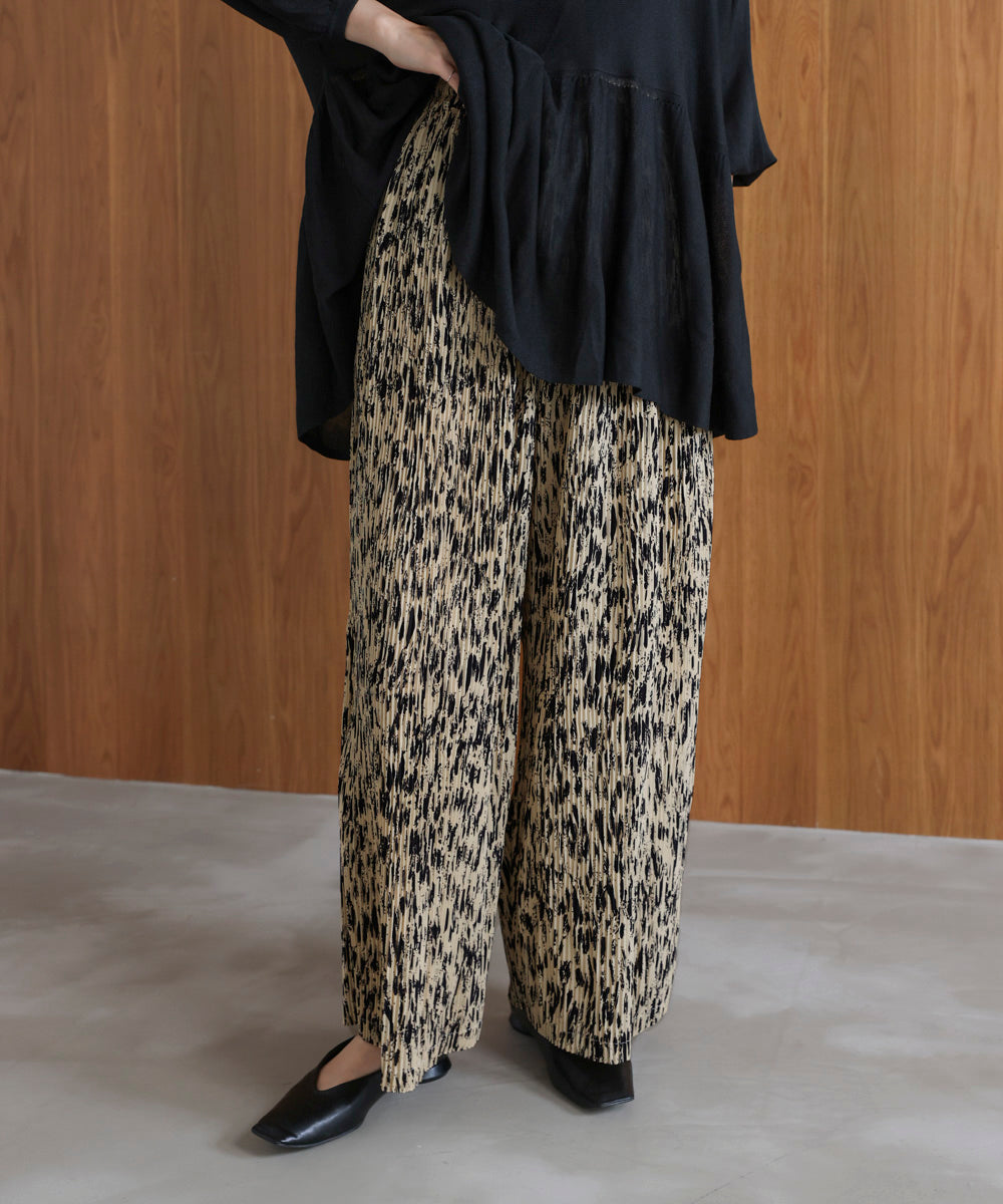 ニュアンス柄パンツ