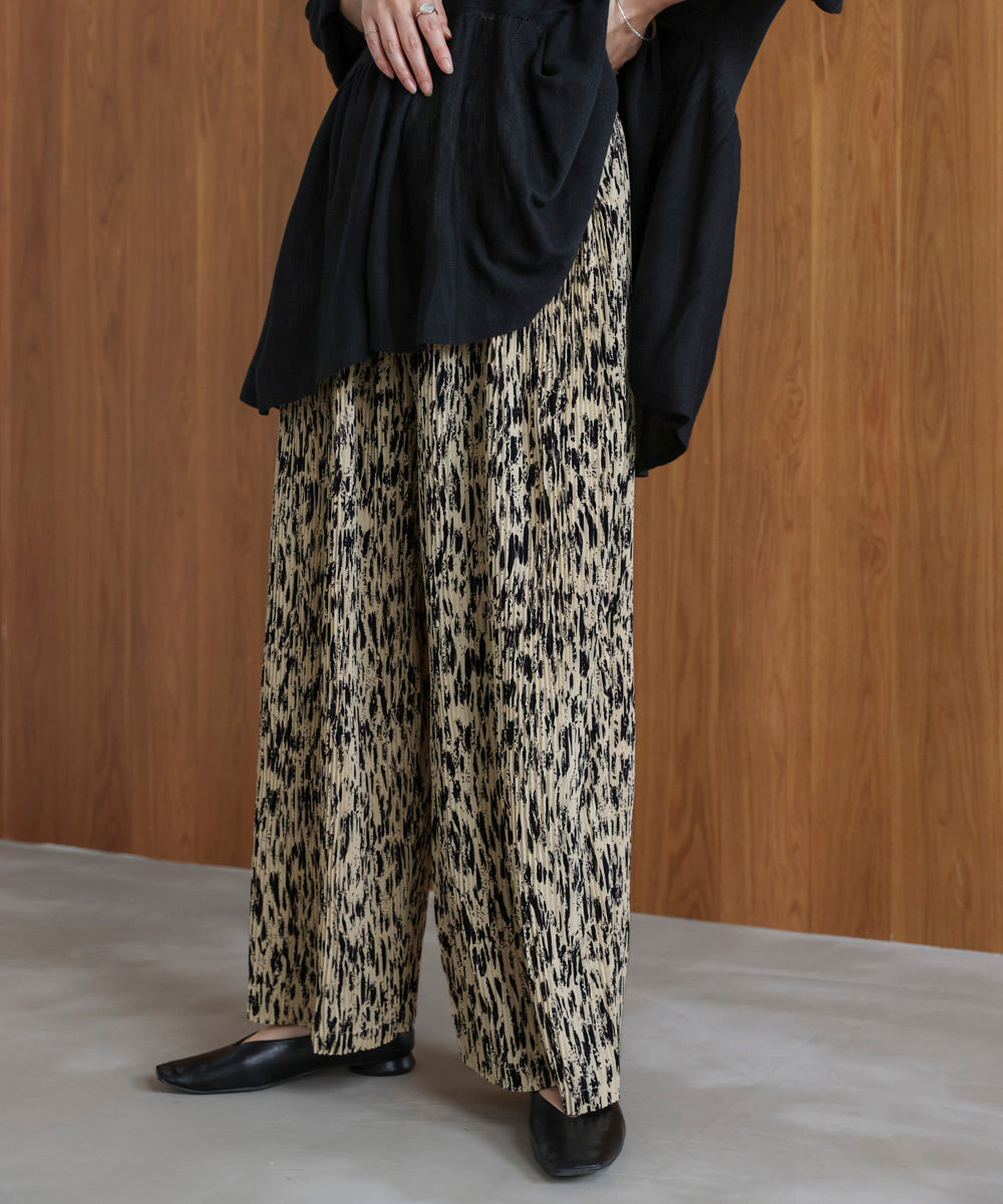 ニュアンス柄パンツ