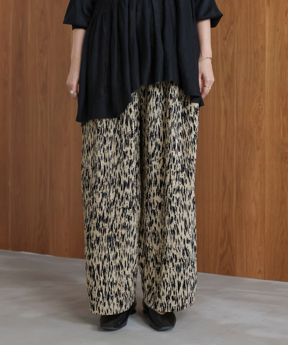 ニュアンス柄パンツ