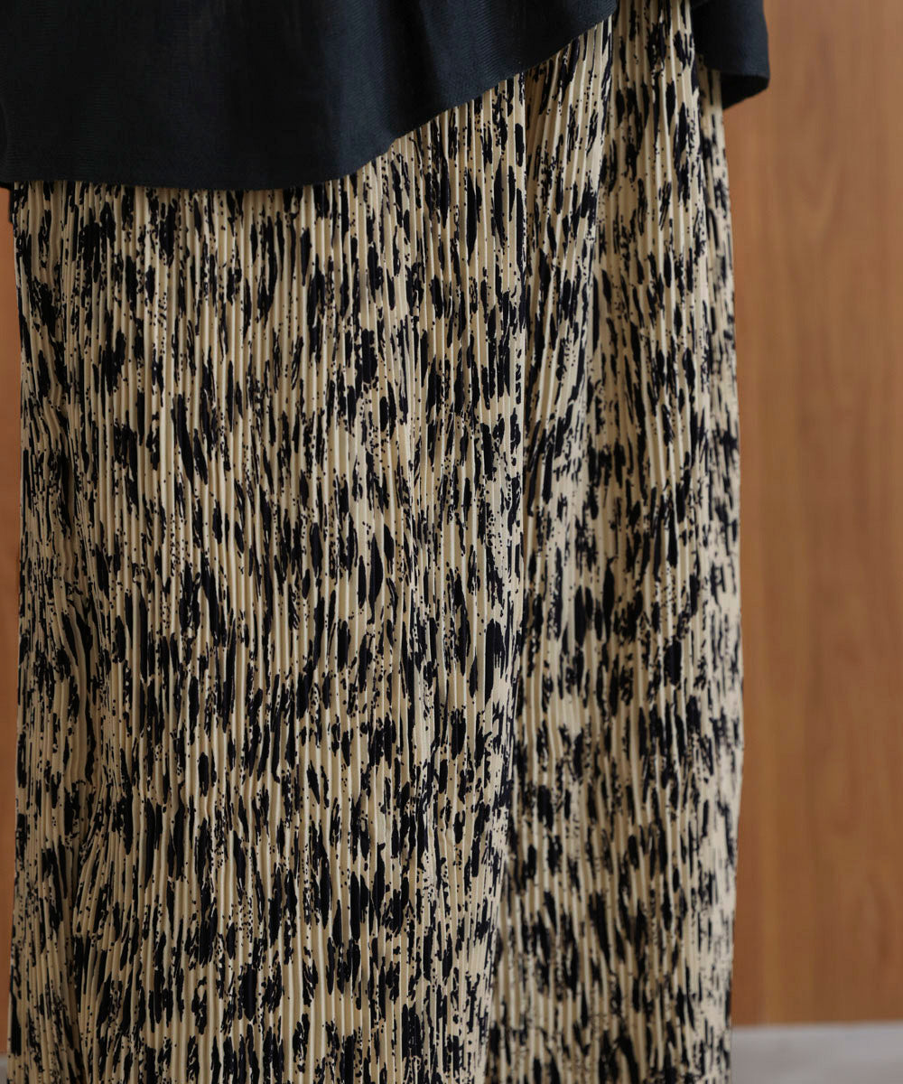 ニュアンス柄パンツ