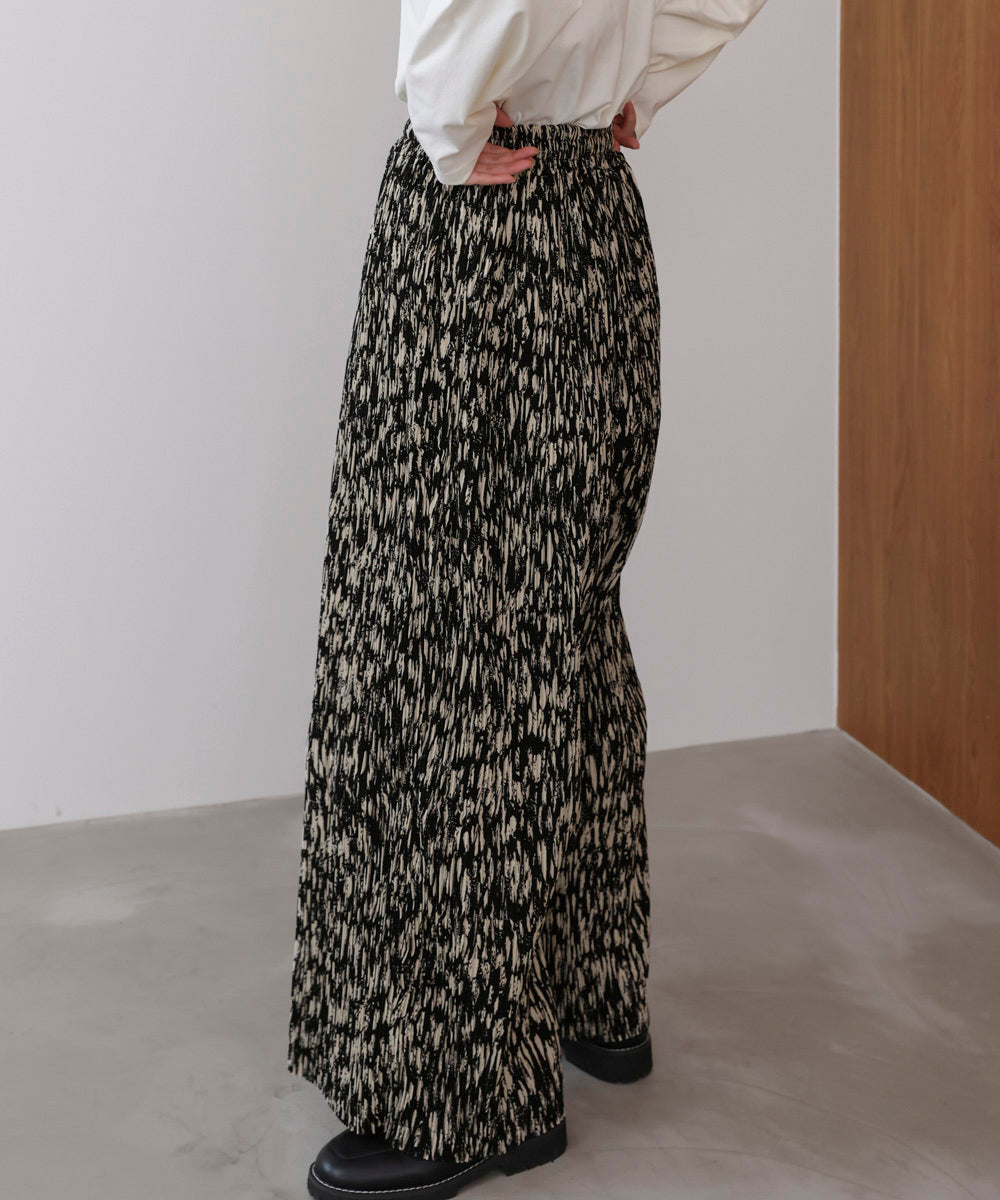 ニュアンス柄パンツ