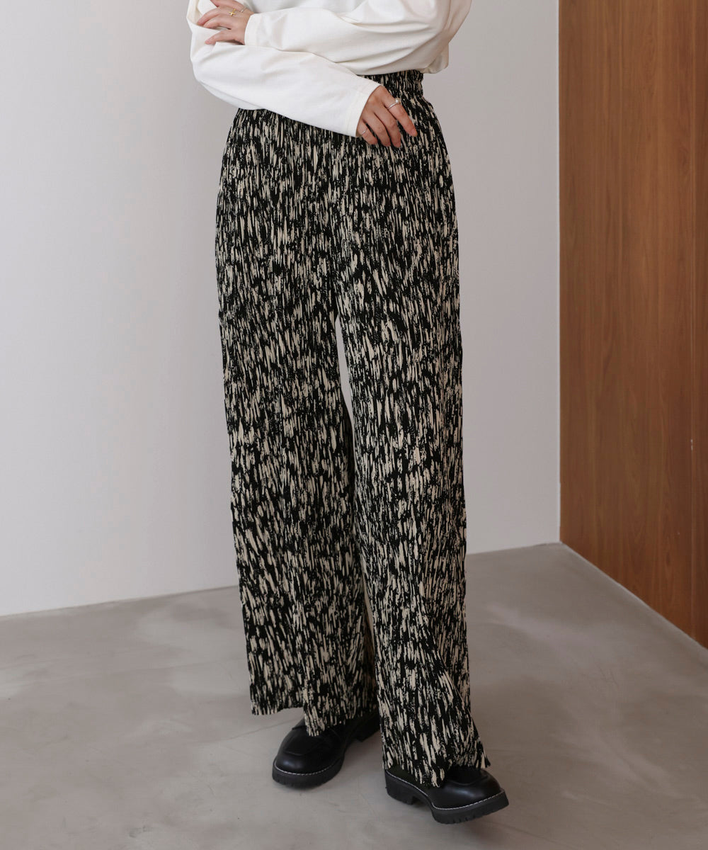 ニュアンス柄パンツ