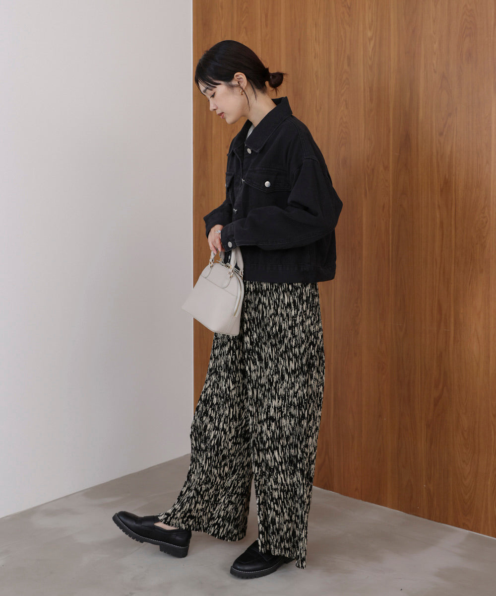 ニュアンス柄パンツ