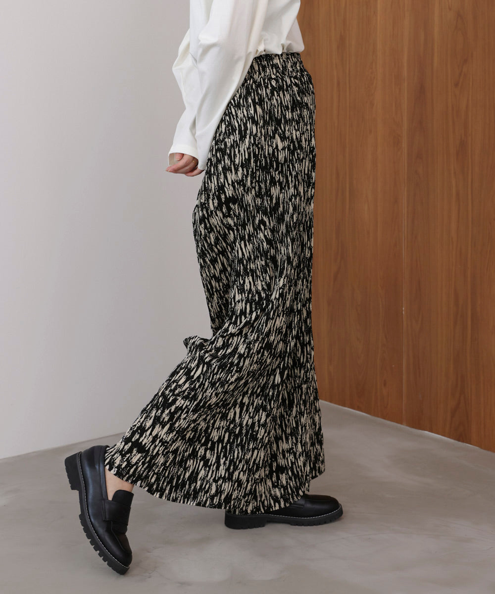 ニュアンス柄パンツ