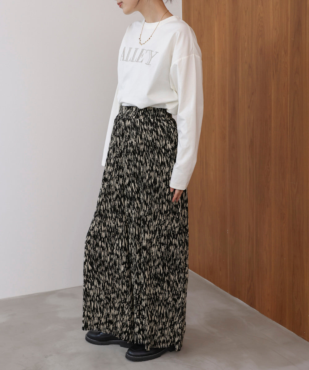 ニュアンス柄パンツ