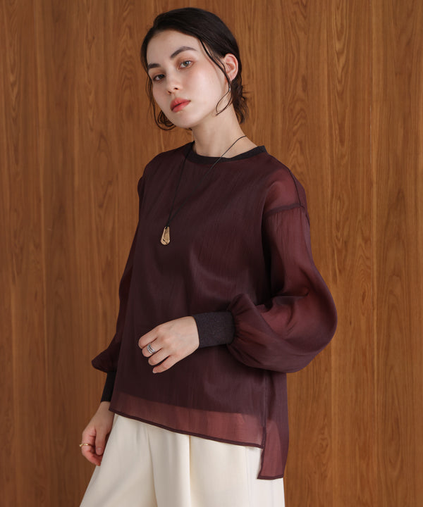 シアーレイヤードプルオーバー