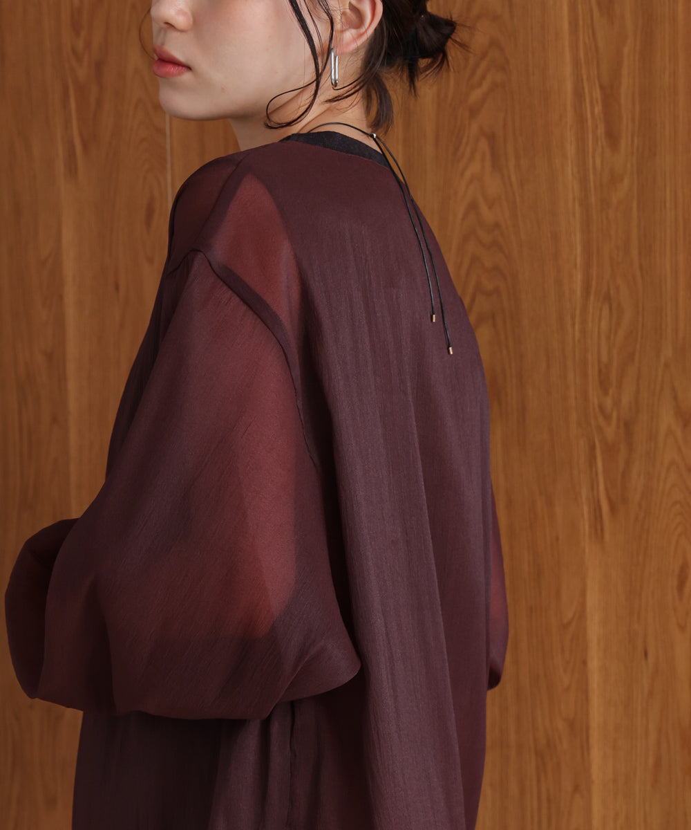 シアーレイヤードプルオーバー