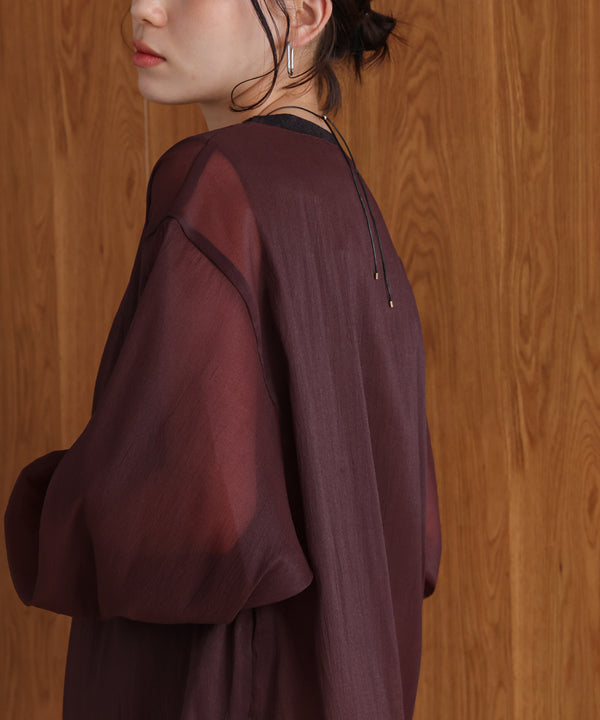 シアーレイヤードプルオーバー