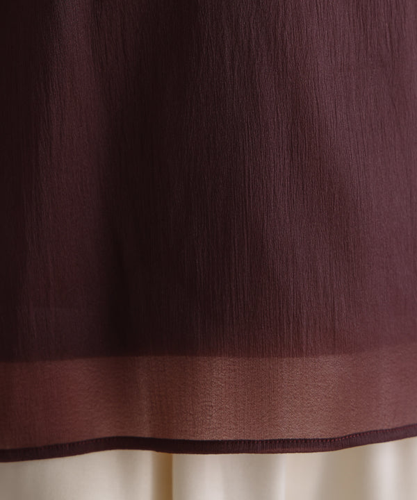 シアーレイヤードプルオーバー