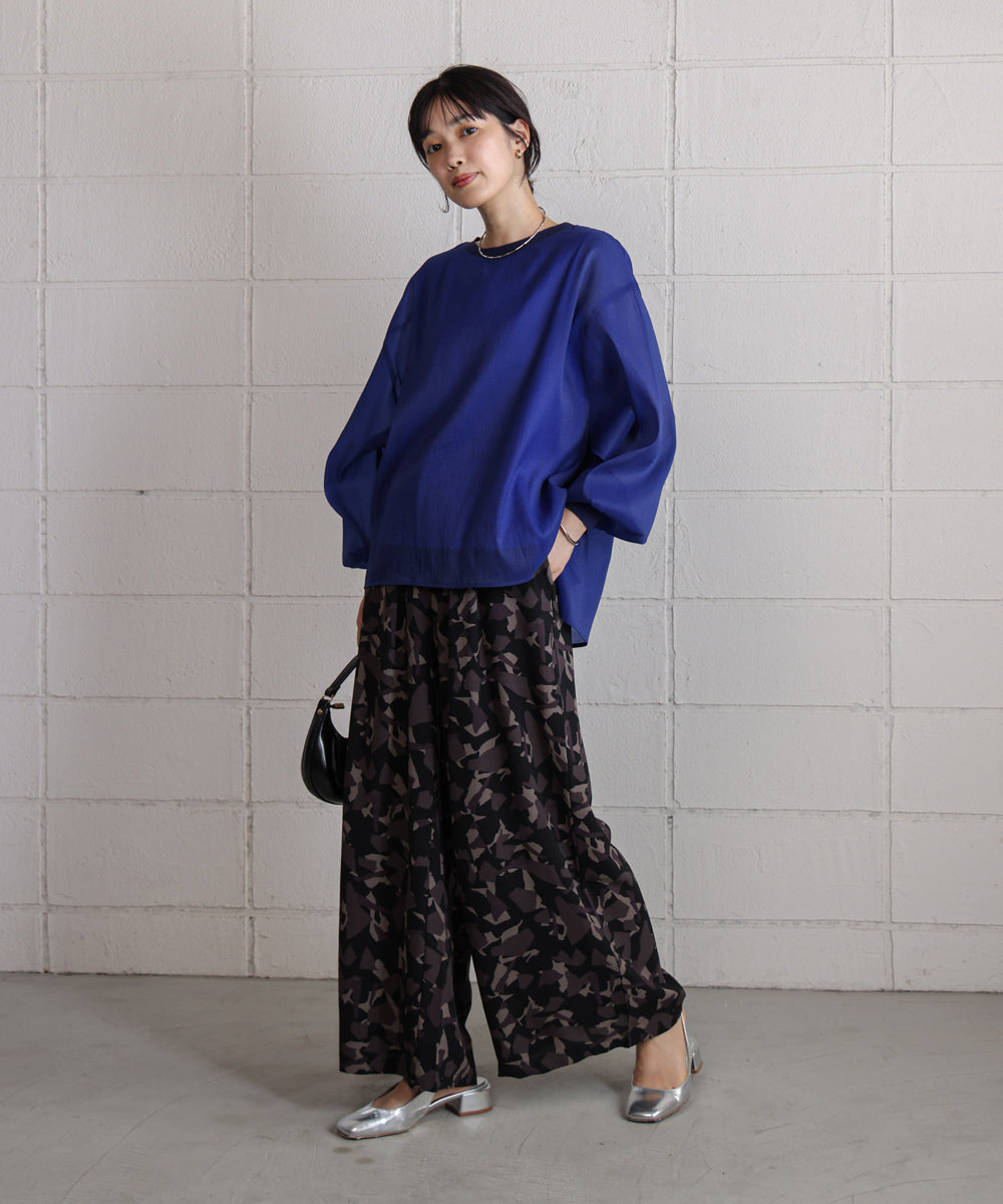 シアーレイヤードプルオーバー