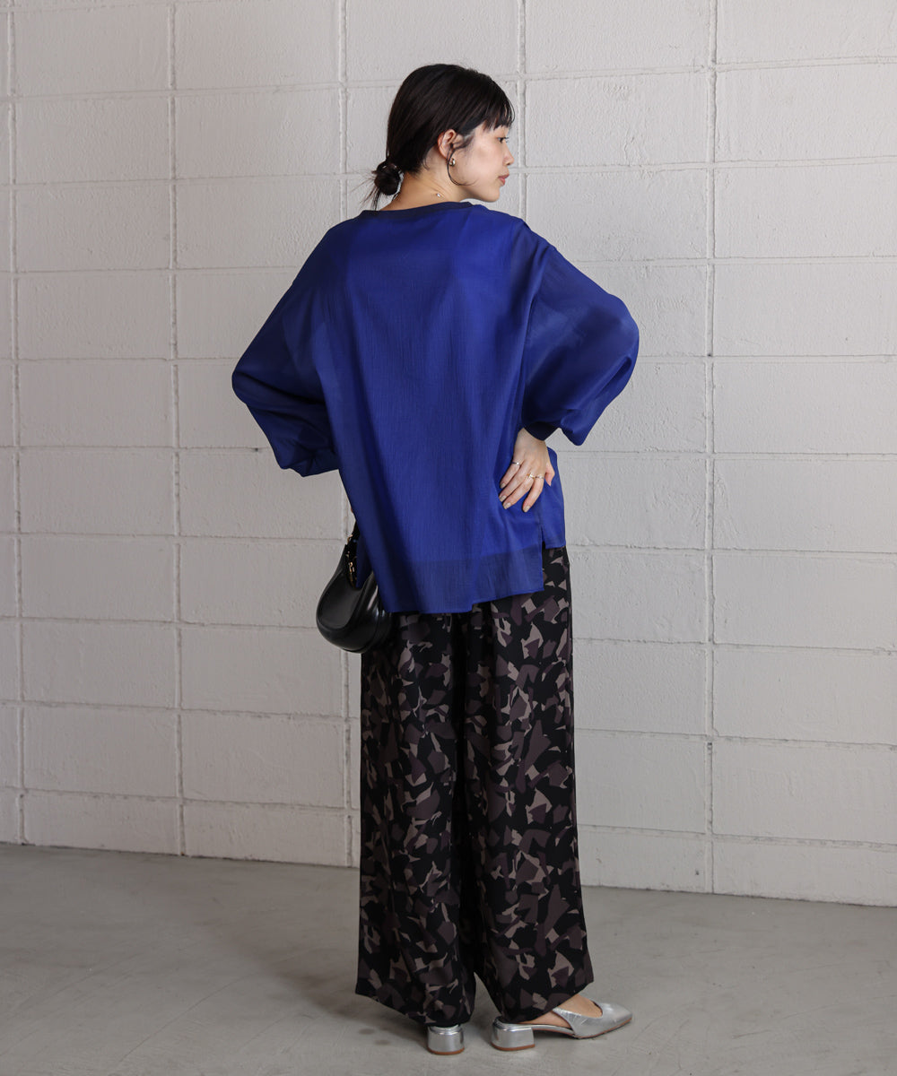 シアーレイヤードプルオーバー