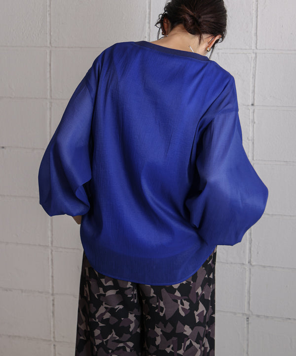 シアーレイヤードプルオーバー