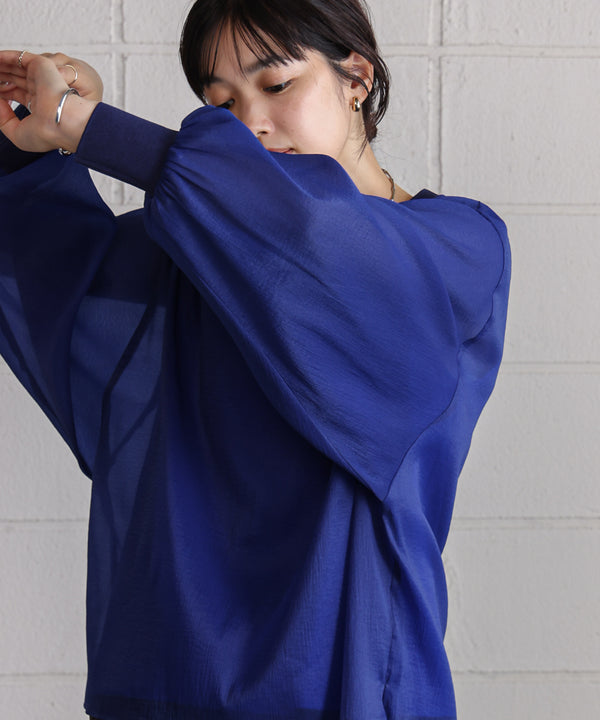 シアーレイヤードプルオーバー