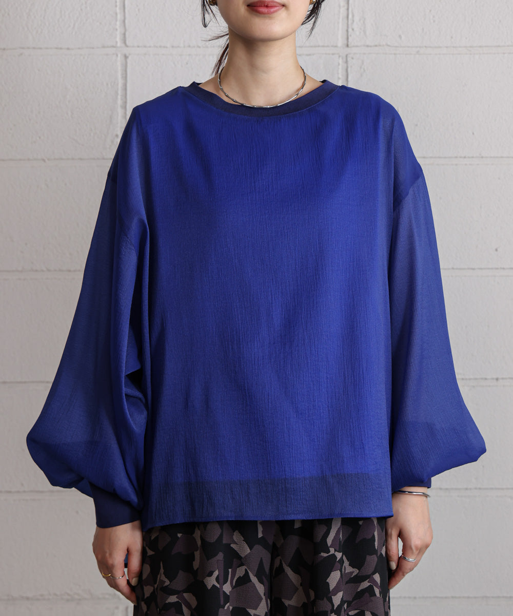 シアーレイヤードプルオーバー