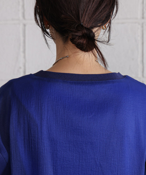 シアーレイヤードプルオーバー