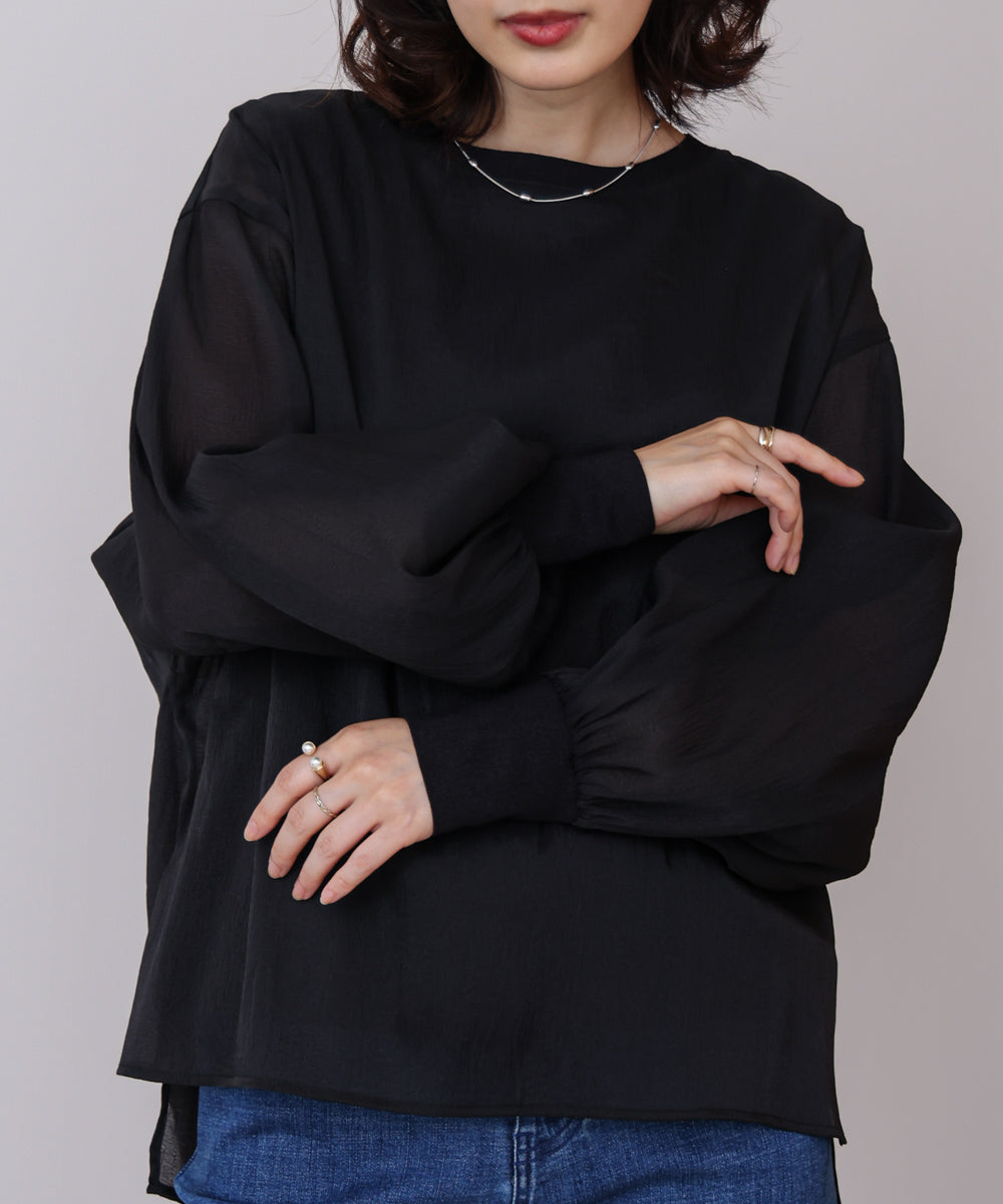 シアーレイヤードプルオーバー