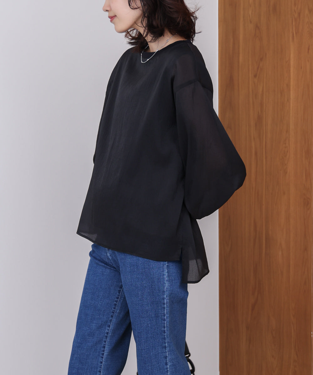 シアーレイヤードプルオーバー