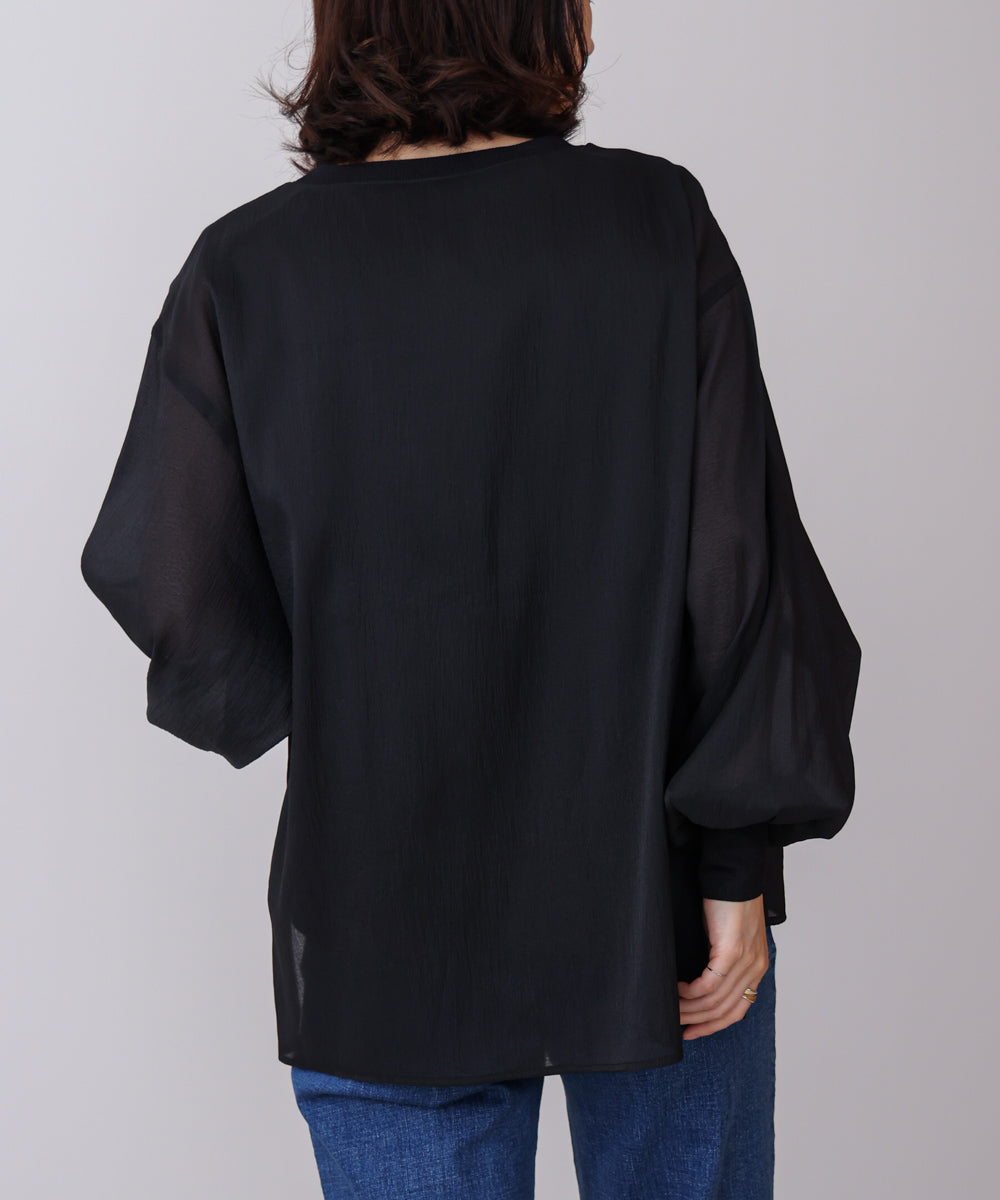 シアーレイヤードプルオーバー