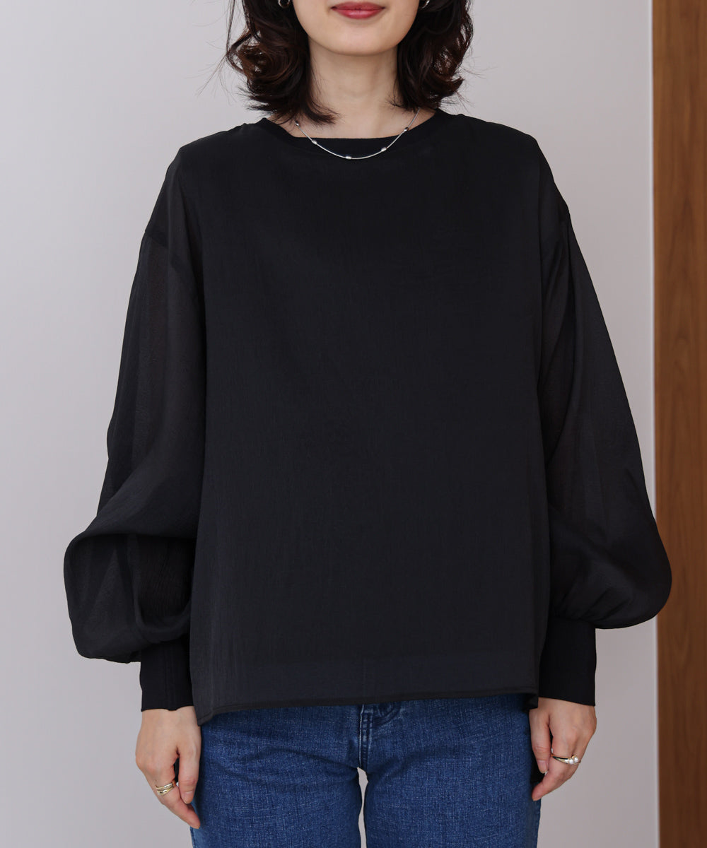 シアーレイヤードプルオーバー