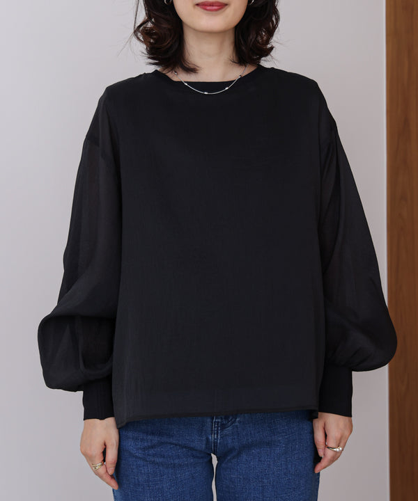 シアーレイヤードプルオーバー