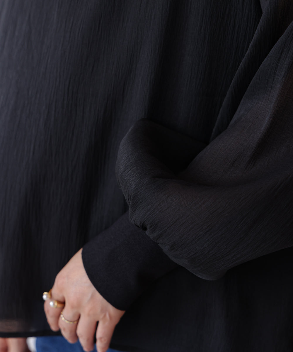 シアーレイヤードプルオーバー