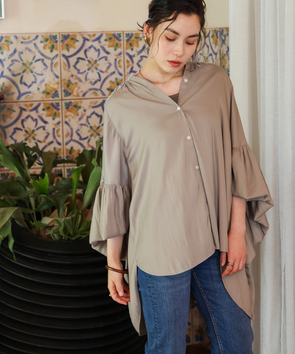 シャンブレーチュニック