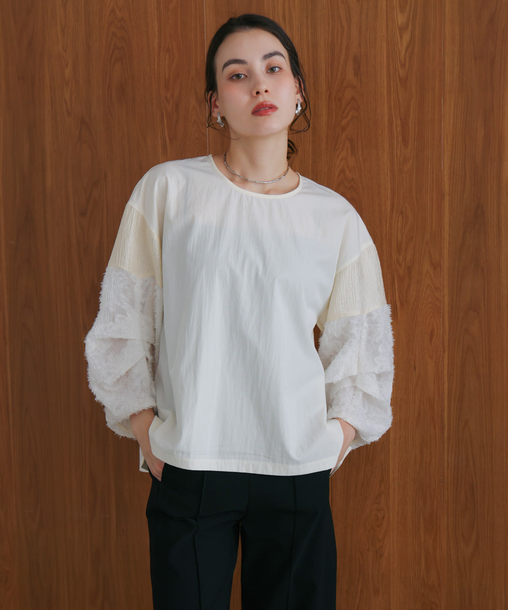 袖ボリュームブラウス
