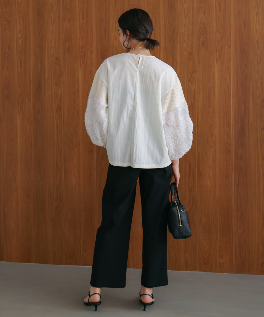袖ボリュームブラウス