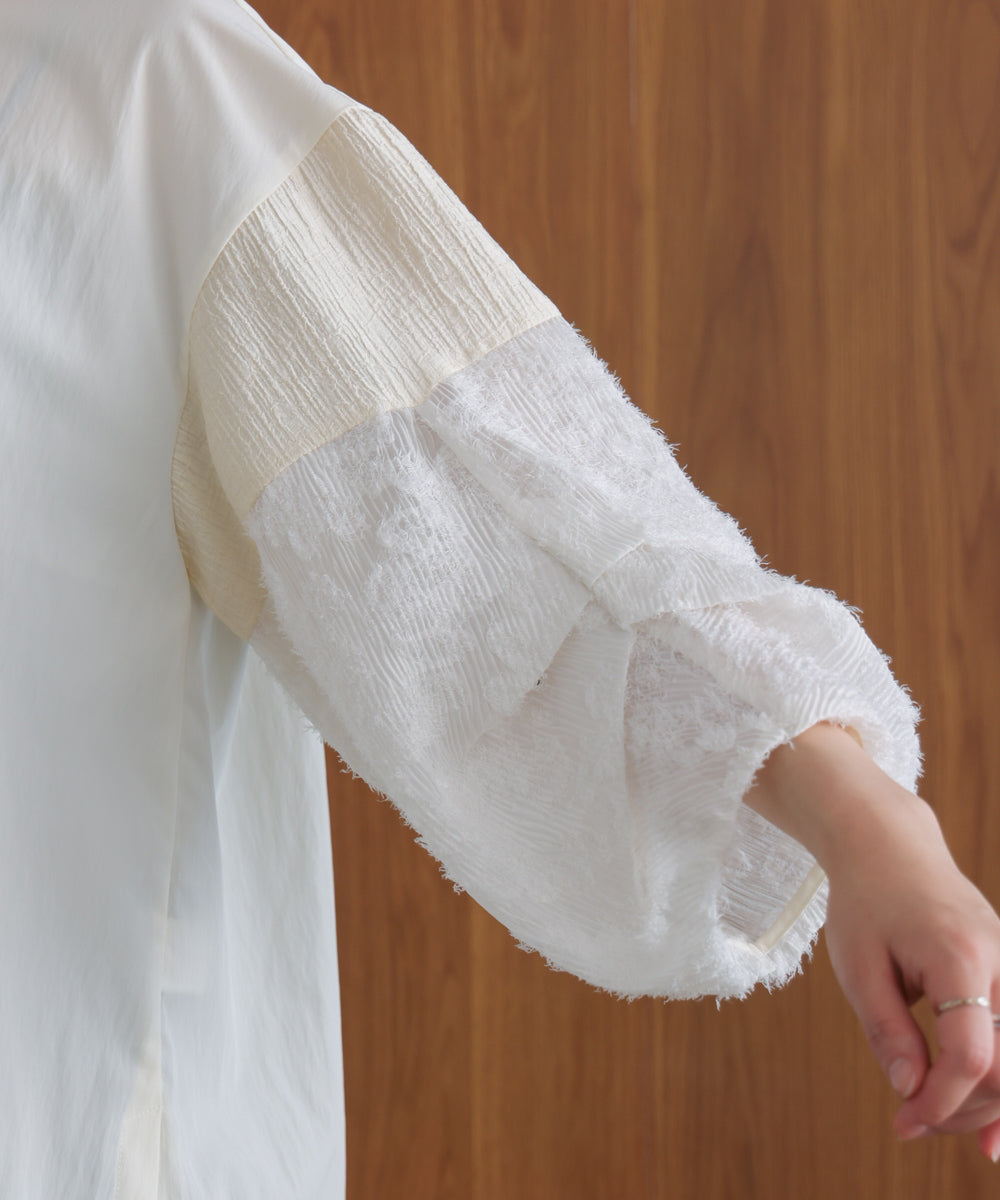 袖ボリュームブラウス