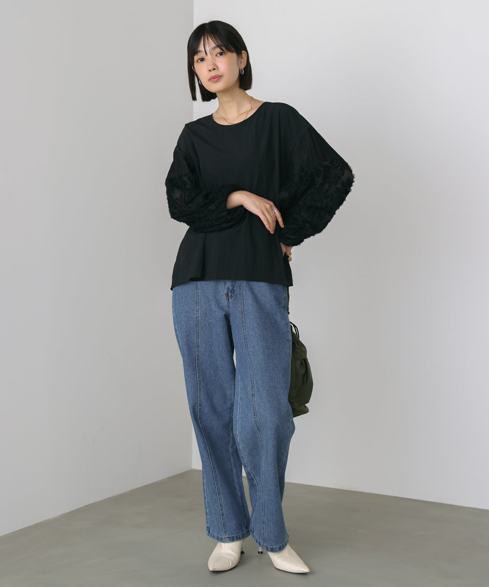 袖ボリュームブラウス