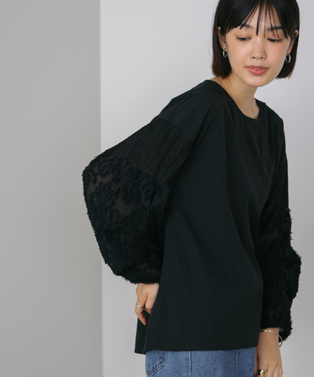 袖ボリュームブラウス