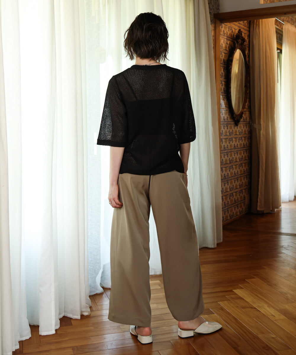 異素材カーゴパンツ