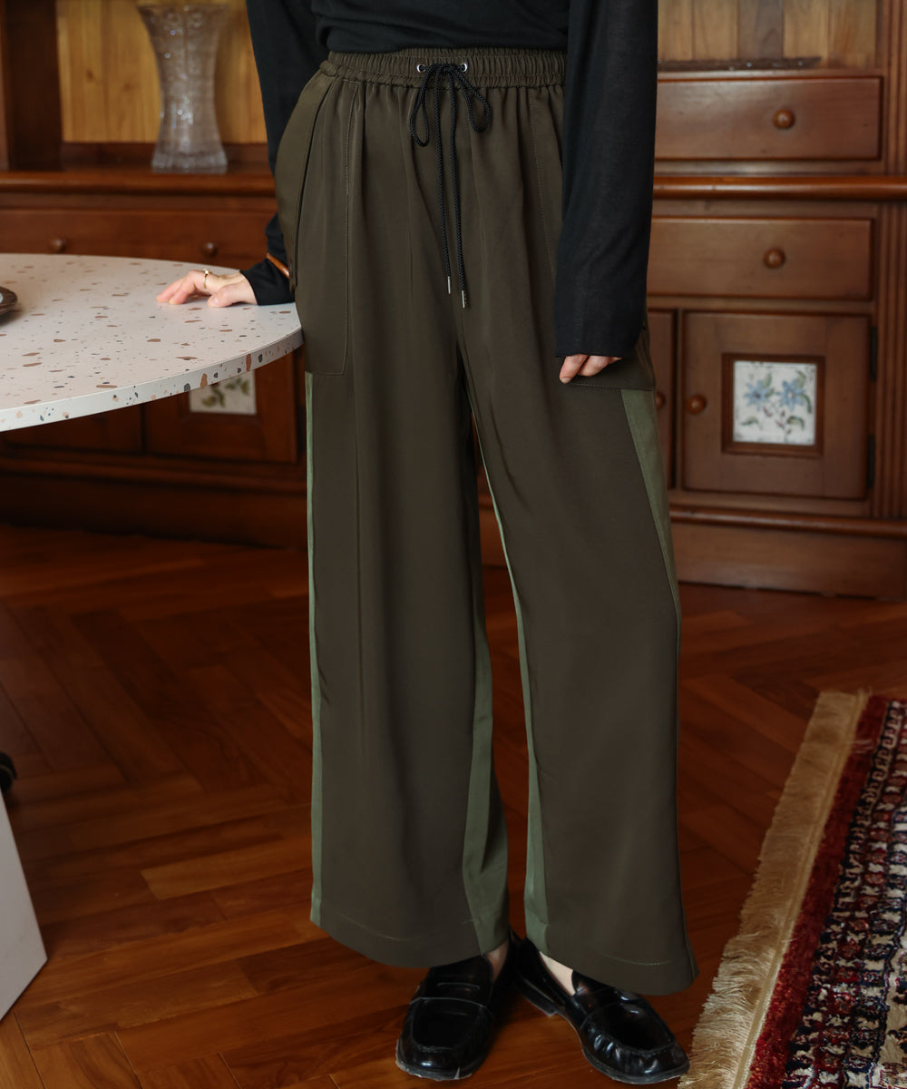 異素材カーゴパンツ