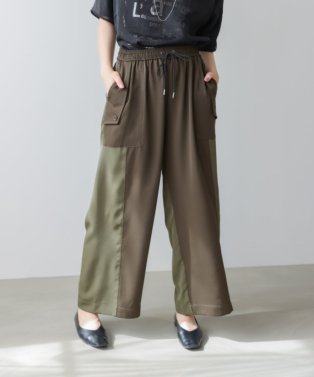 異素材カーゴパンツ