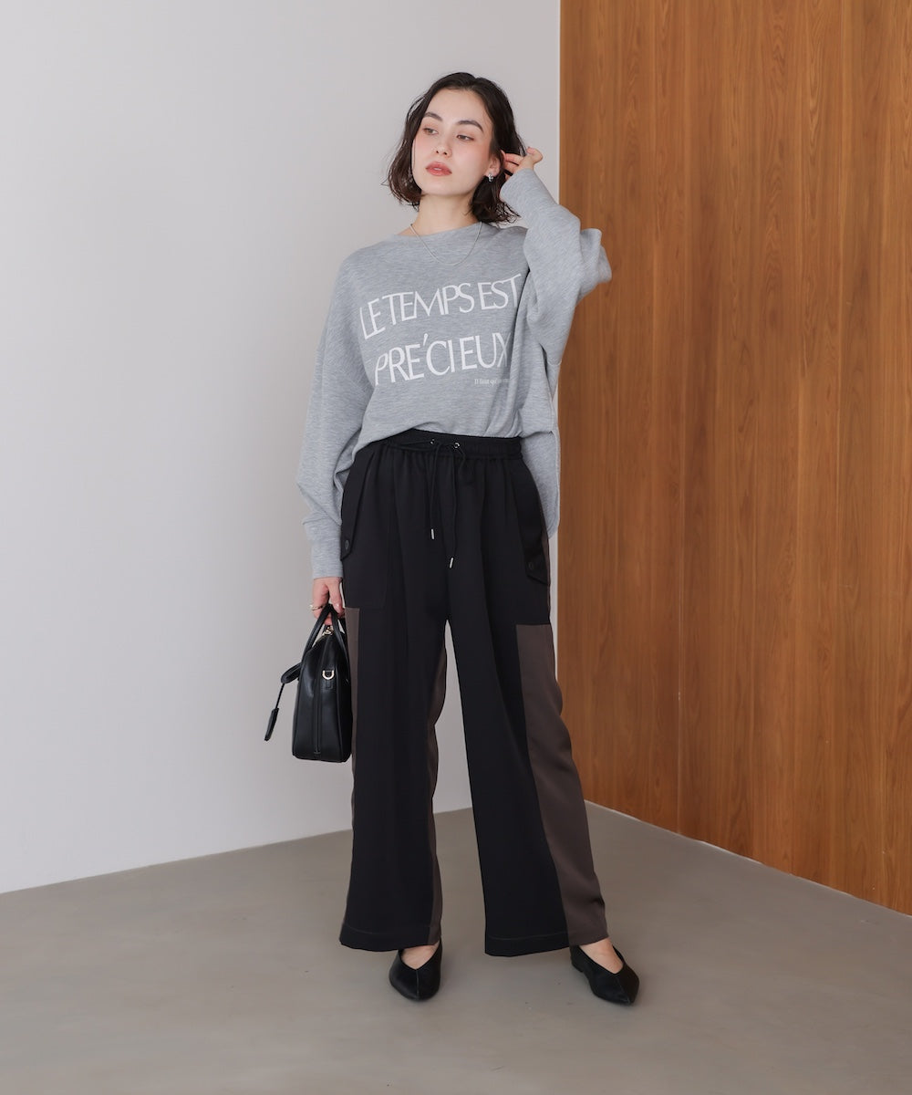 異素材カーゴパンツ