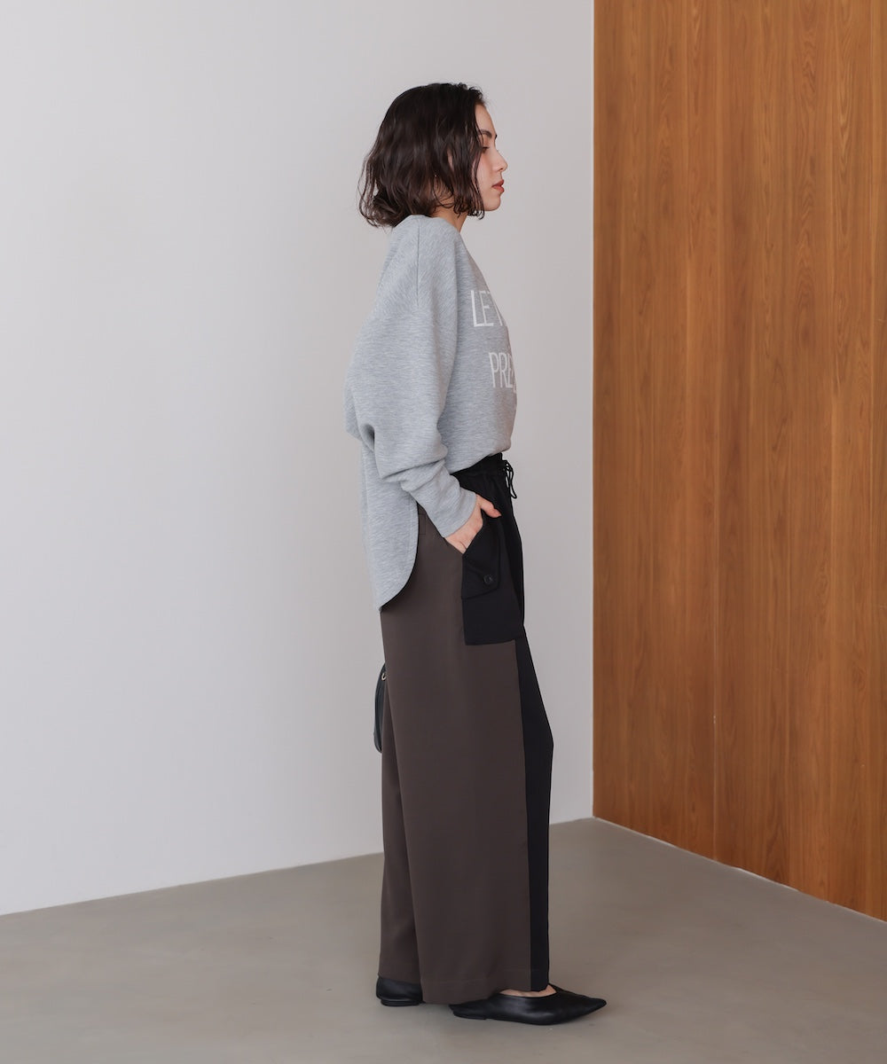 異素材カーゴパンツ