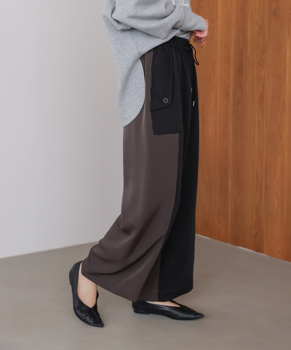 異素材カーゴパンツ