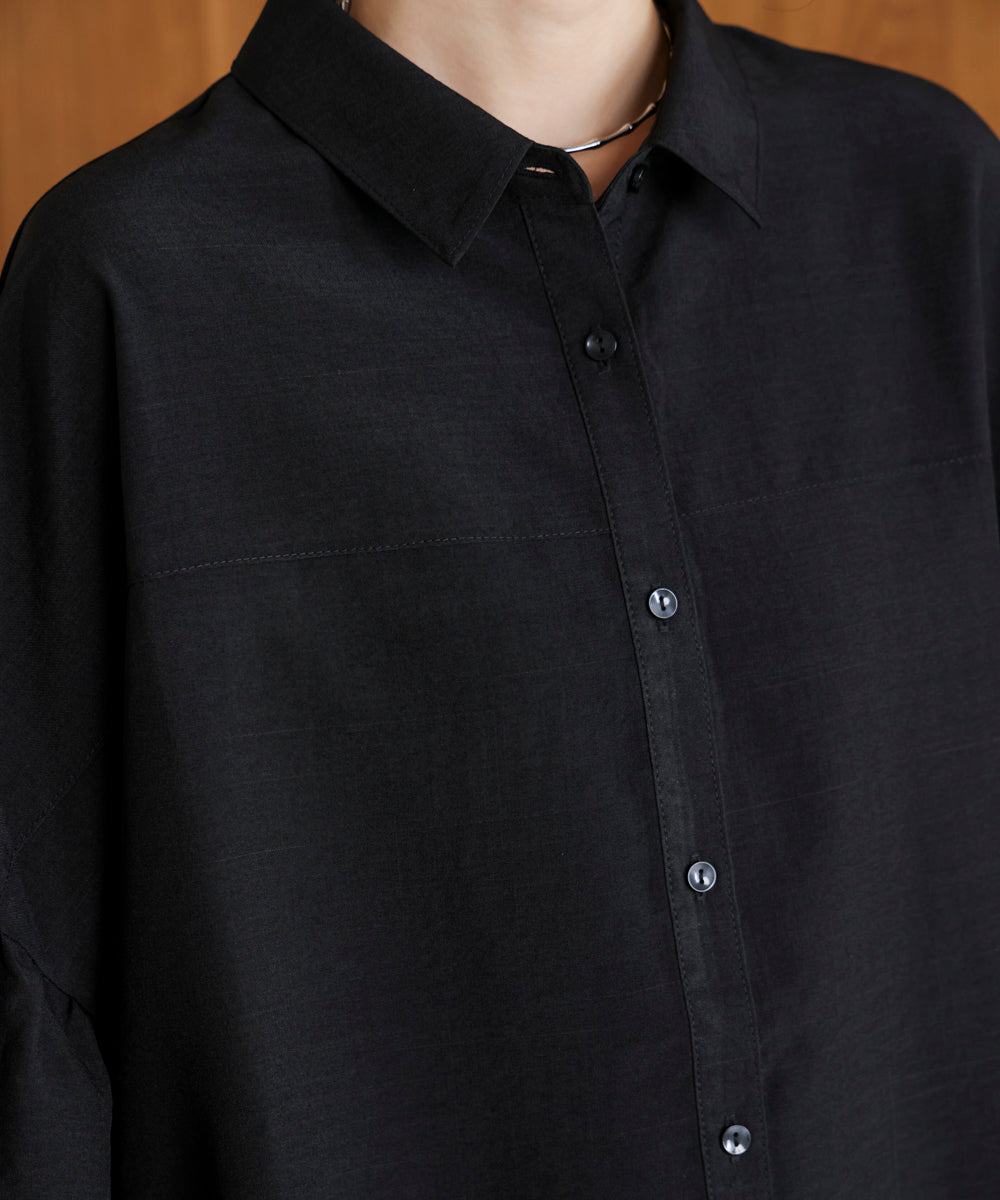 ギャザースリーブシャツ