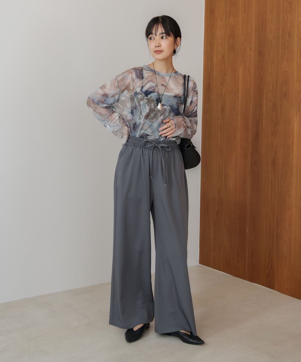 シャイニーリラックスパンツ