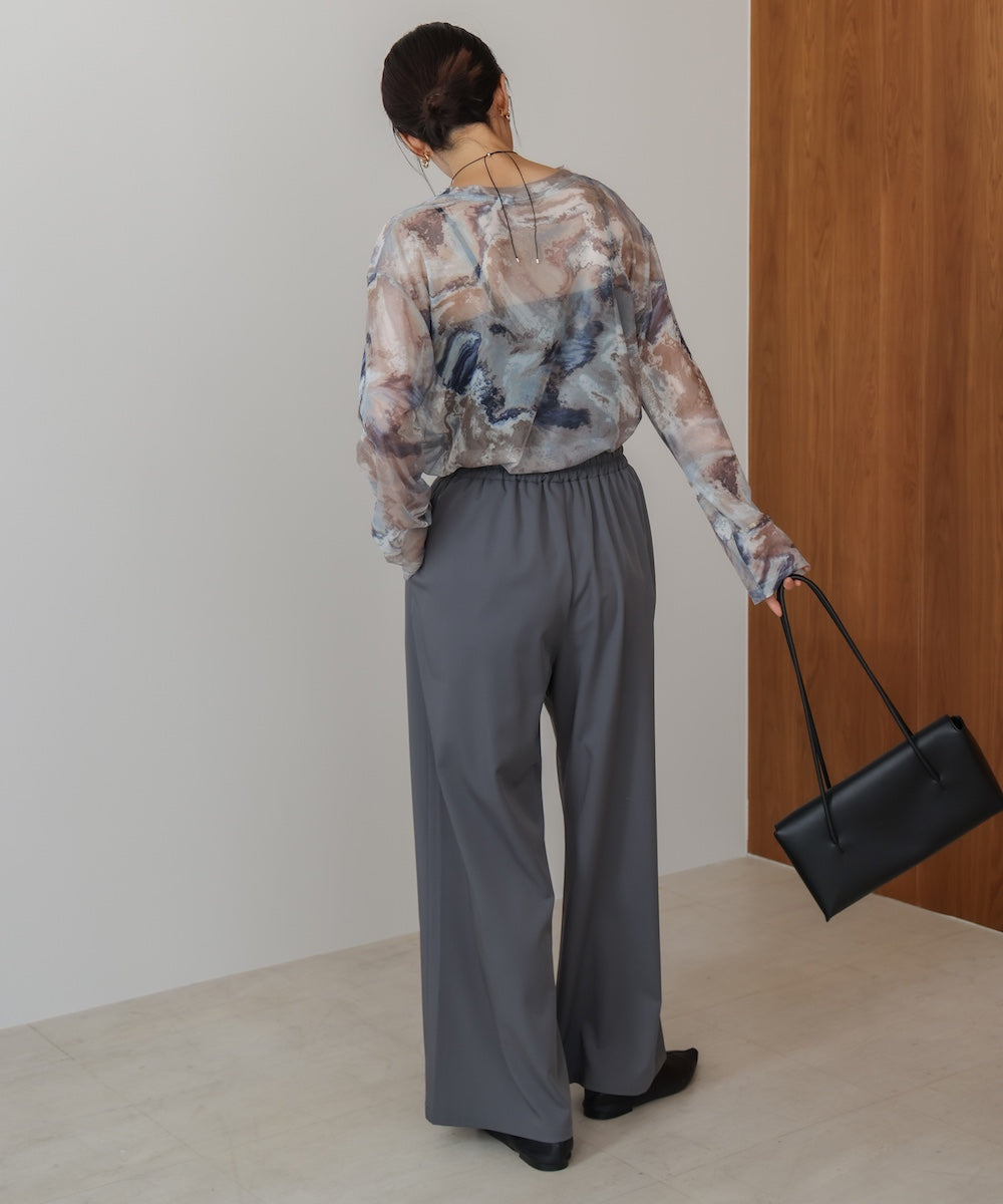 シャイニーリラックスパンツ