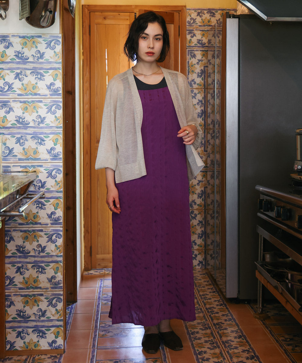 ストライプジャガードワンピース