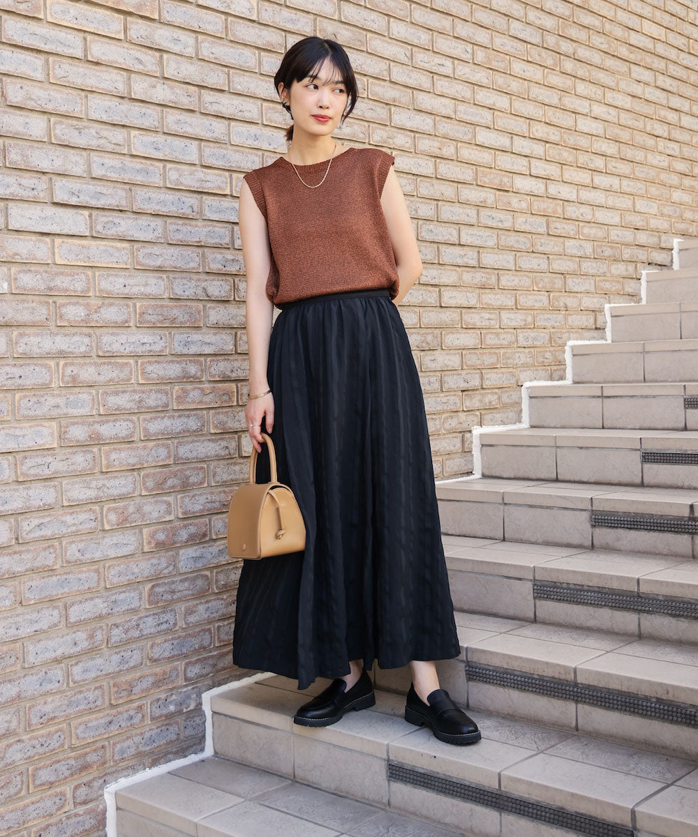 ストライプジャガードスカート