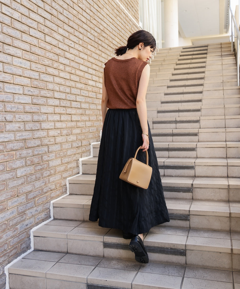 ストライプジャガードスカート