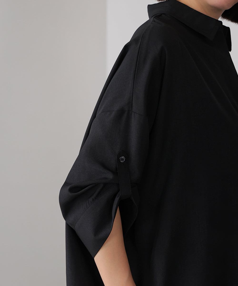 麻ライクスキッパーシャツチュニック