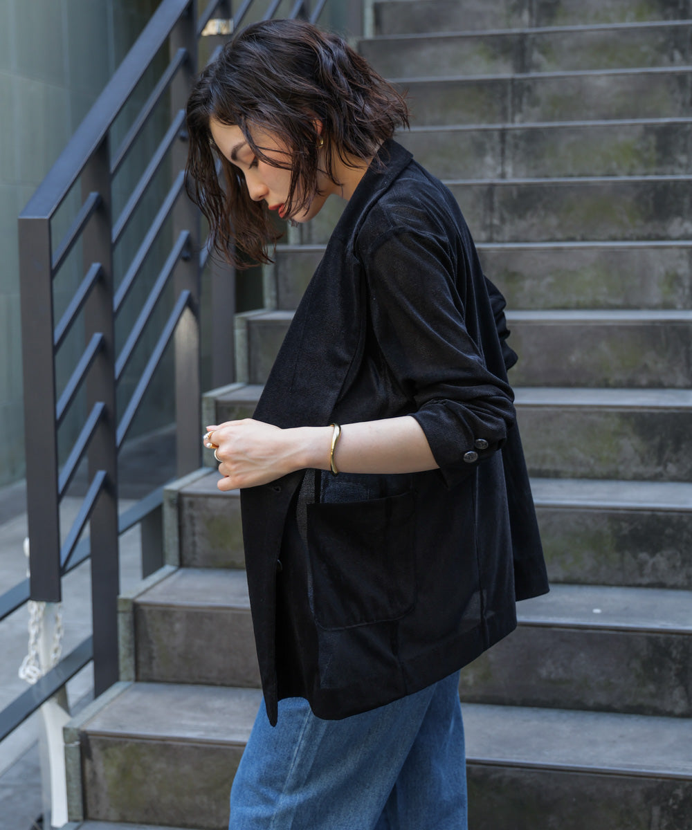 ベロアシアージャケット