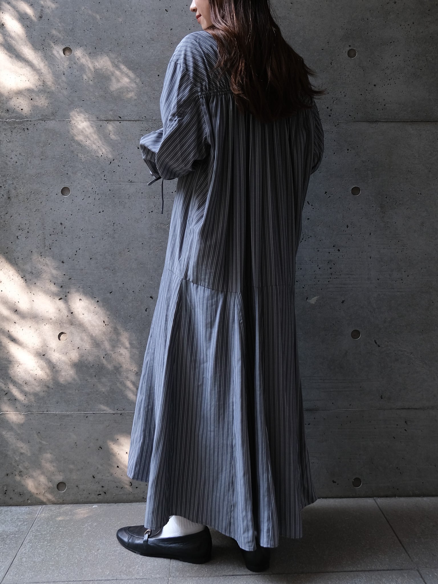STRIPED SHIRT OP(ストライプシャツワンピース)